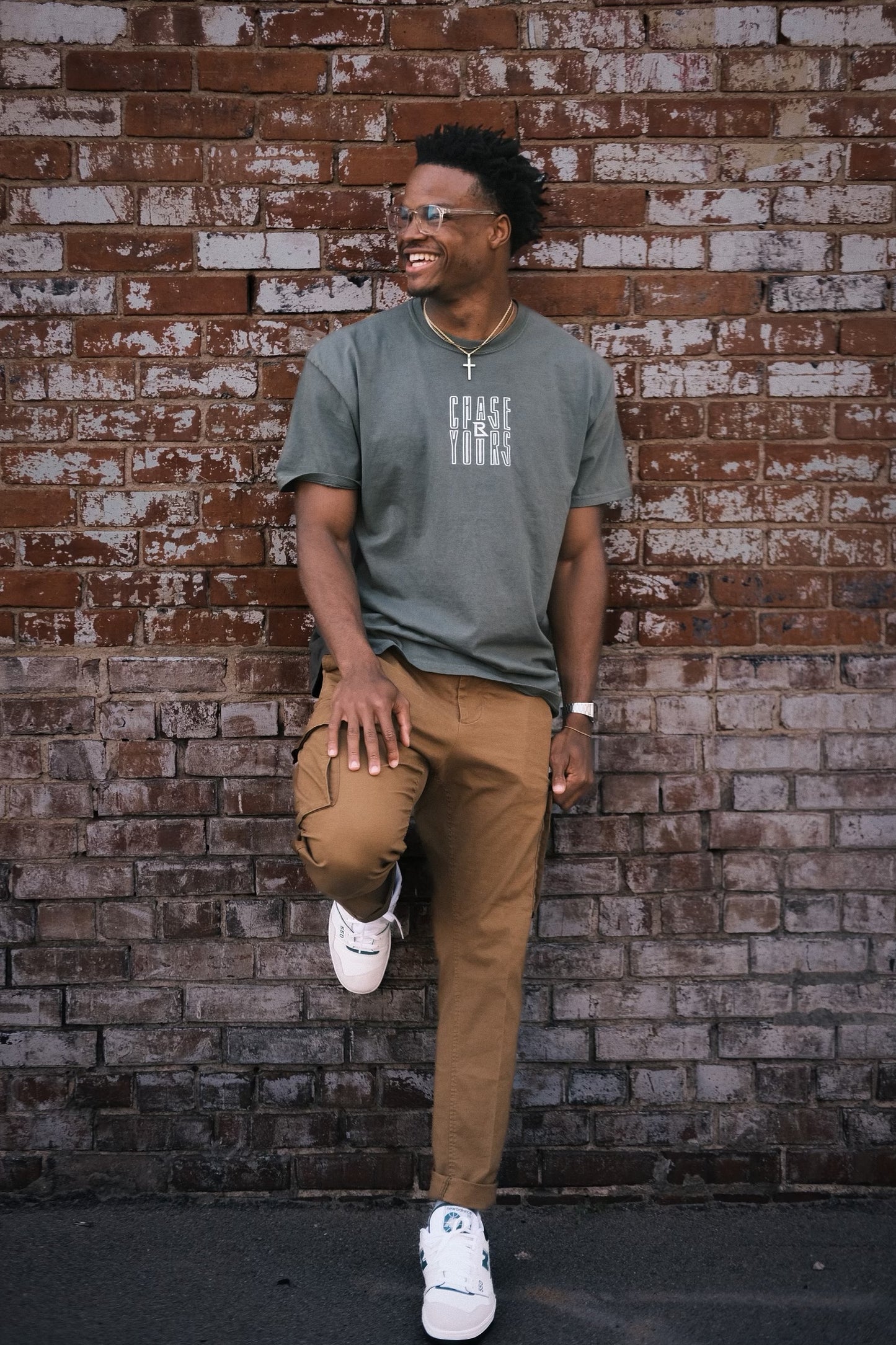 CYG WORLDWIDE TEE - SAGE GREEN