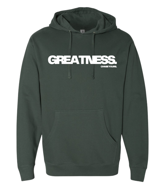 “GREATNESS.” Hoodie - Green