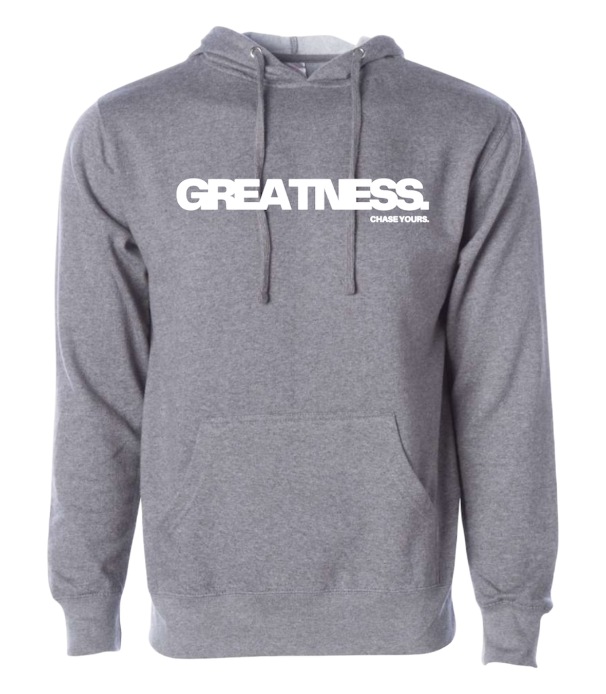 “GREATNESS.” Hoodie - Grey