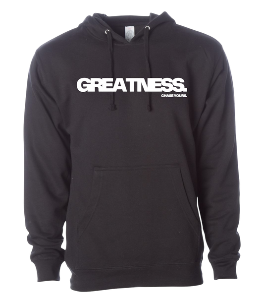 “GREATNESS.” Hoodie - Black